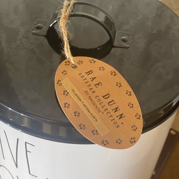 Rae Dunn "LIVE, LOVE, BARK" Tin Canister - Picture 3 of 3